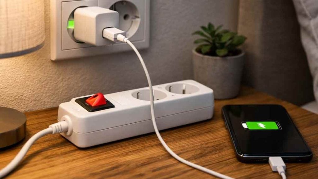 Peut-on laisser un chargeur de téléphone branché en continu